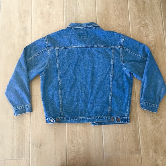 L.A. Blues Jeans 100% Cotton Classic Denim Jean Jacket Large - Picture 6 of 7